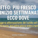 Meteo: più fresco a inizio settimana? Ecco dove e per quanto durerà
