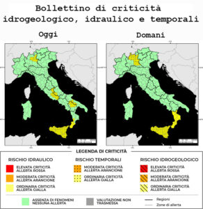 Bollettino di allerta meteo del 19/06/2025