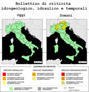 Bollettino di allerta meteo del 25/06/2025