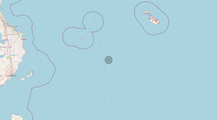 Terremoto Libya [Sea] – Magnitudo 3.5