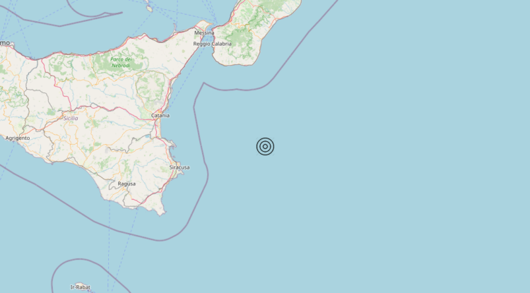 Terremoto Mar Ionio Meridionale (MARE) – Magnitudo 3.3