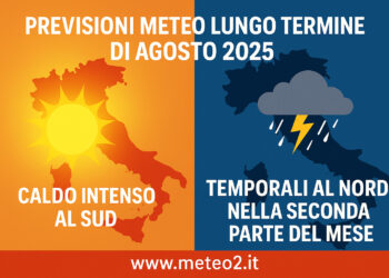 Previsioni meteo lungo termine di agosto 2025: caldo africano o temporali improvvisi?