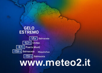 Meteo Sud America: gelo estremo tra Cile e Argentina, temperature gelide e disagi