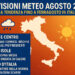 Previsioni Meteo: Tendenza fino al 17 Agosto 2025, Tra Caldo Intenso e Possibili Temporali