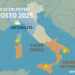 Previsioni meteo agosto 2025: ultime tendenze e uno sguardo su settembre e ottobre