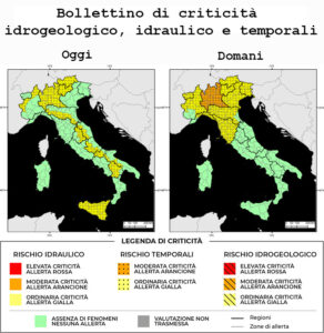 Bollettino di allerta meteo del 05/07/2025
