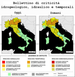Bollettino di allerta meteo del 06/07/2025