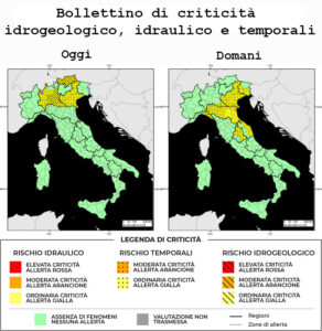 Bollettino di allerta meteo del 25/07/2025