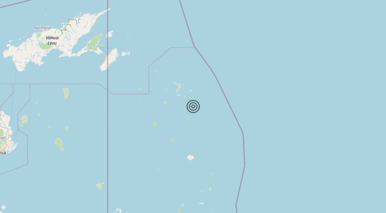 Terremoto Fiji Islands region [Sea: Fiji] – Magnitudo 5.5