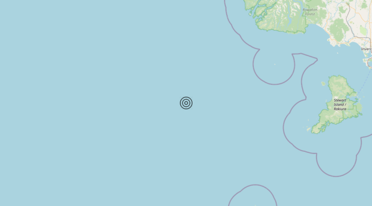 Terremoto Off west coast of South Island, New Zealand [Sea: New Zealand] – Magnitudo 6.3