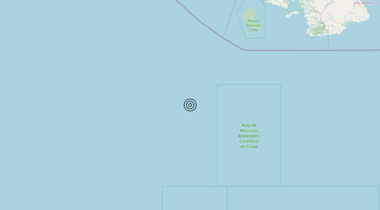 Terremoto South of Panama [Sea: Panama] – Magnitudo 6.3