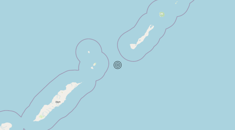 Terremoto Kuril Islands, Russia [Sea: Russia] – Magnitudo 5.7