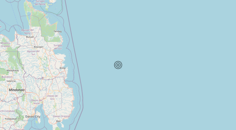 Terremoto Philippines [Sea] – Magnitudo 5.6