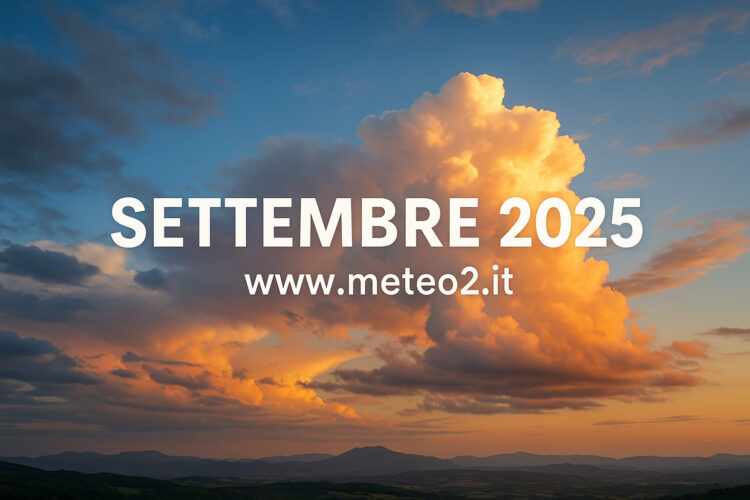 Meteo, previsioni Aeronautica fino al 15 settembre 2025