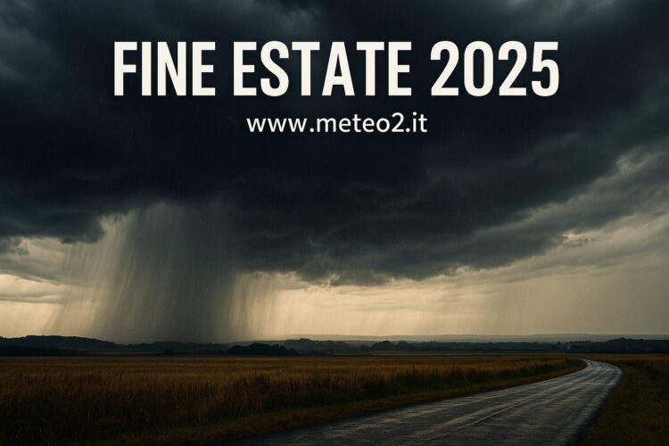Fine estate 2025: meteo in crisi con piogge, temporali e calo delle temperature