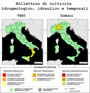 Bollettino di allerta meteo del 05/08/2025