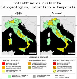 Bollettino di allerta meteo del 13/08/2025