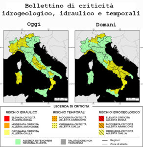 Bollettino di allerta meteo del 14/08/2025