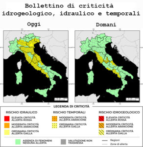 Bollettino di allerta meteo del 21/08/2025