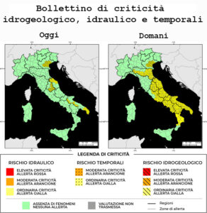 Bollettino di allerta meteo del 22/08/2025