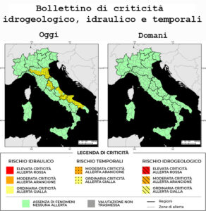 Bollettino di allerta meteo del 24/08/2025
