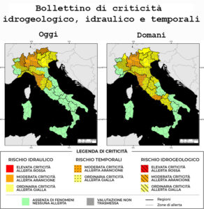 Bollettino di allerta meteo del 28/08/2025