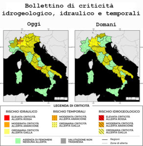 Bollettino di allerta meteo del 29/08/2025