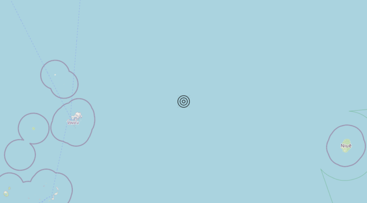 Terremoto Tonga Islands region [Sea: Tonga] – Magnitudo 5.6