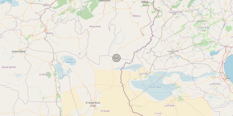 Terremoto Northern Algeria [Land: Algeria] – Magnitudo 5.2