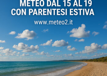 Settembre 2025: il meteo dal 15 al 19 con parentesi estiva