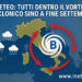 Meteo: vortice ciclonico attivo fino ai primi di ottobre 2025