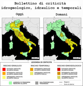 Bollettino di allerta meteo del 10/09/2025