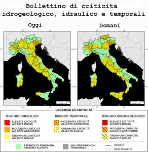 Bollettino di allerta meteo del 23/09/2025