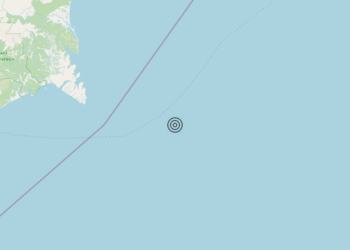 Terremoto Off east coast of Kamchatka Peninsula, Russia [Sea: Russia] – Magnitudo 6.1