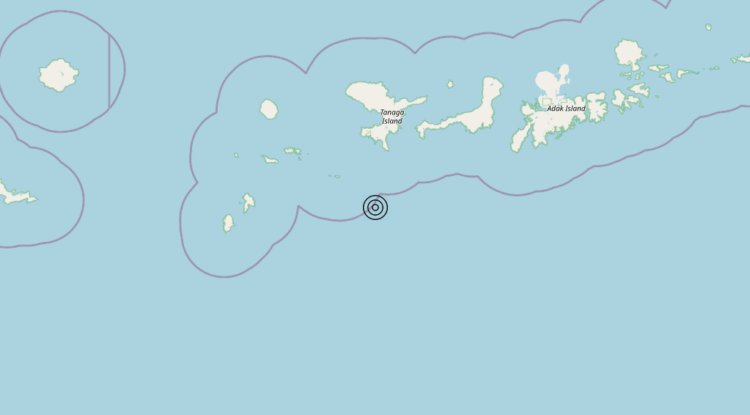 Terremoto Andreanof Islands, Aleutian Islands, United States [Sea: United States] – Magnitudo 5.7