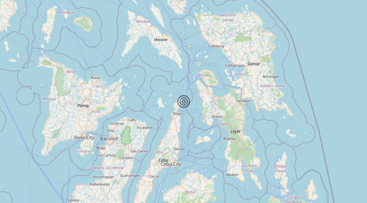 Terremoto Philippines [Sea] – Magnitudo 6.7