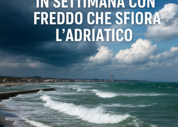 Il meteo cambia in settimana con freddo che sfiora l’Adriatico