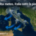 Svolta meteo, Italia sotto la pioggia