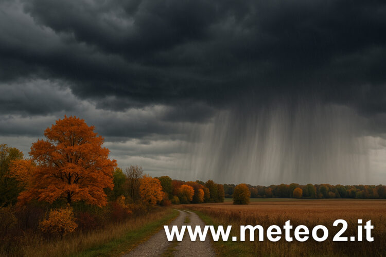 Meteo, peggiora da mercoledì 15 ottobre con netto calo termico