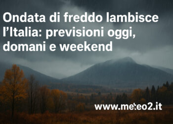 Ondata di freddo lambisce l’Italia: previsioni oggi, domani e weekend