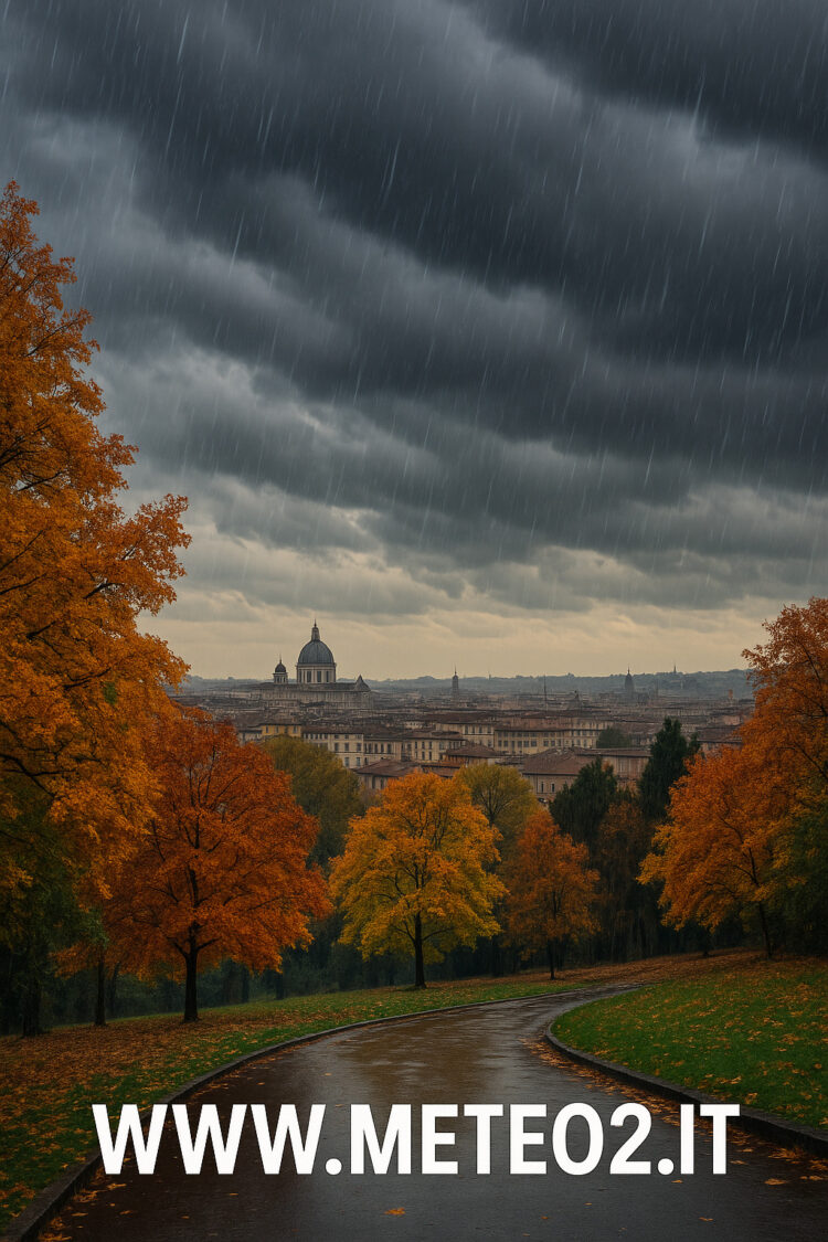 Meteo fine ottobre 2025: arrivano piogge, freddo e primi segnali d’inverno