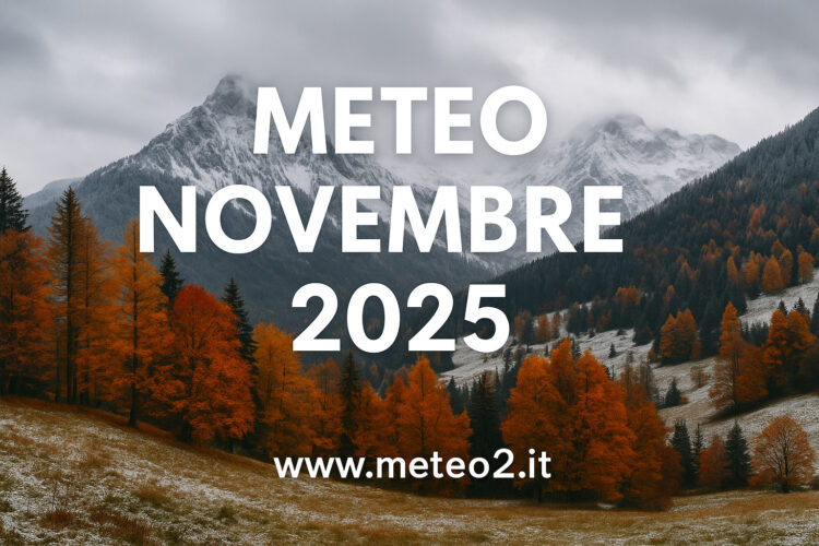 Meteo novembre 2025: inizia l’inverno? Freddo, piogge e prime nevicate in arrivo