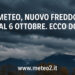 Meteo, nuovo freddo dal 6 ottobre. Ecco dove