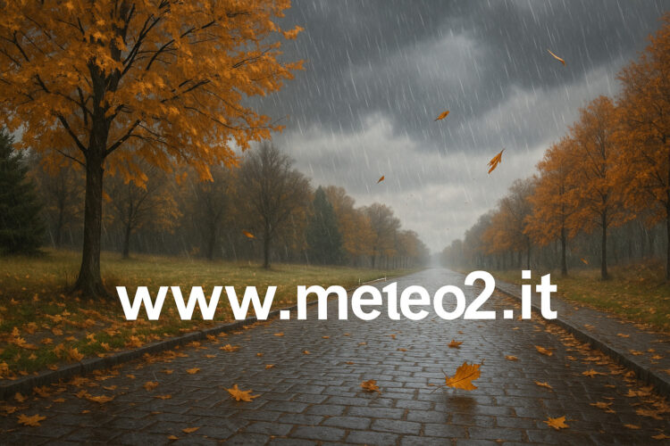 Il meteo dal 6 al 12 ottobre 2025: l’autunno prende forma tra piogge, vento e primi freddi