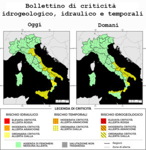Bollettino di allerta meteo del 01/10/2025