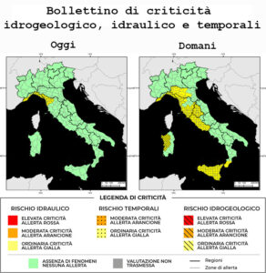 Bollettino di allerta meteo del 30/10/2025