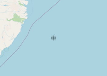 Terremoto Off east coast of Kamchatka Peninsula, Russia [Sea: Russia] – Magnitudo 6.2