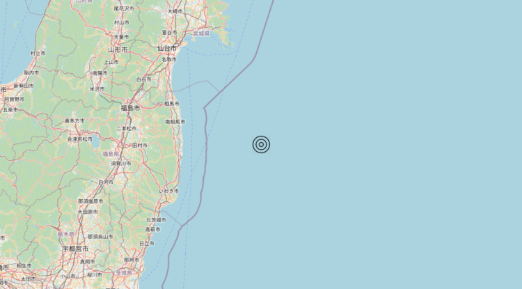 Terremoto Near east coast of eastern Honshu, Japan [Sea: Japan] – Magnitudo 6.0