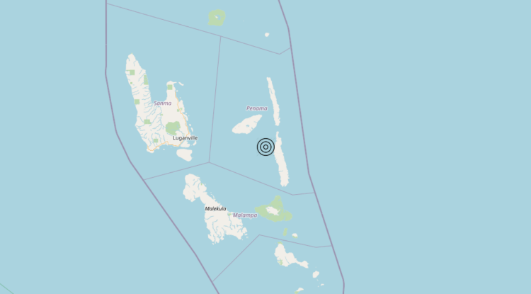 Terremoto Vanuatu Islands [Sea: Vanuatu] – Magnitudo 5.8