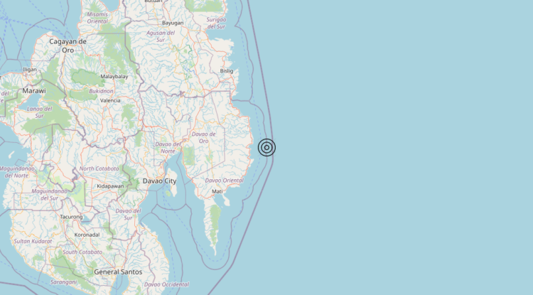 Terremoto Philippines [Sea] – Magnitudo 7.4